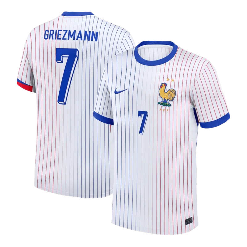 GRIEZMANN #7 France Away Soccer Jersey EURO 2024