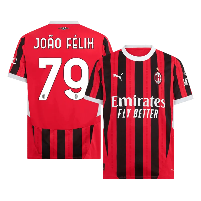JOÃO FÉLIX #79 AC Milan Home Soccer Jersey 2024/25
