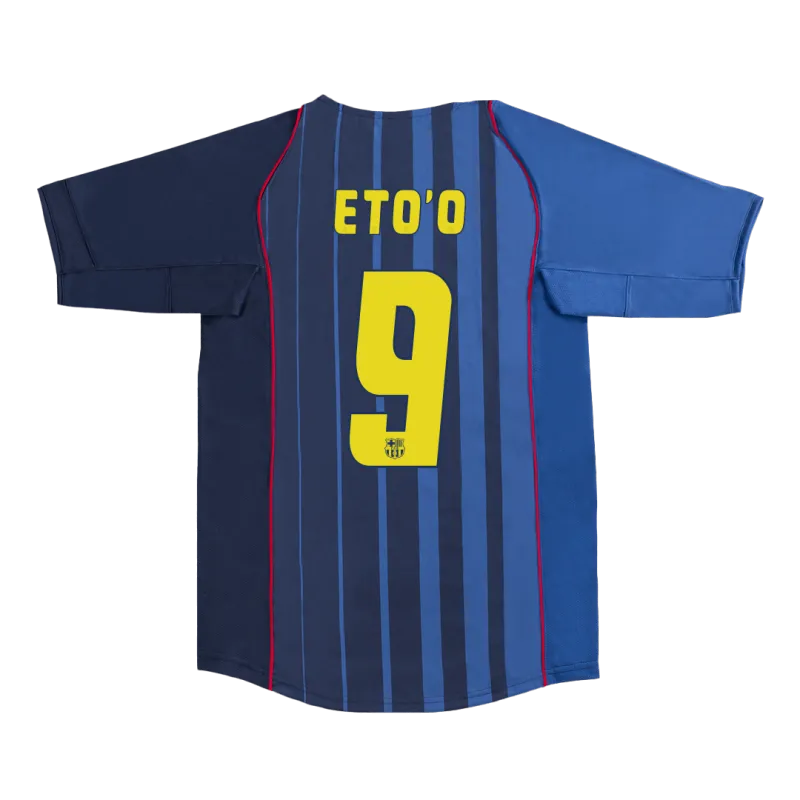 Vintage Soccer Jersey ETO’O #9 Barcelona Away 2004/05