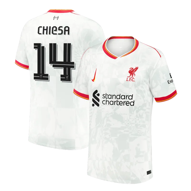 CHIESA #14 Liverpool Third Away Soccer Jersey 2024/25 – UCL