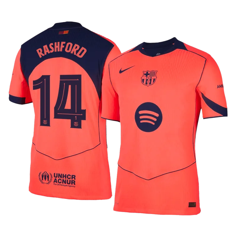 RASHFORD #14 Barcelona Third Away Authentic Soccer Jersey 2025/26 – UCL