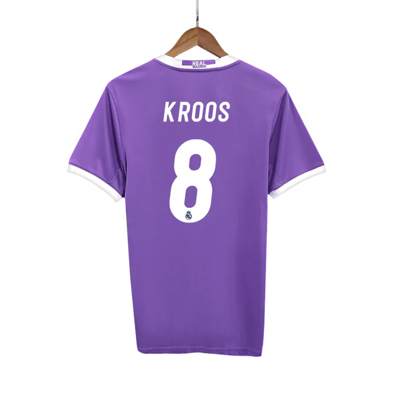 Vintage Soccer Jersey KROOS #8 Real Madrid Away 2016/17