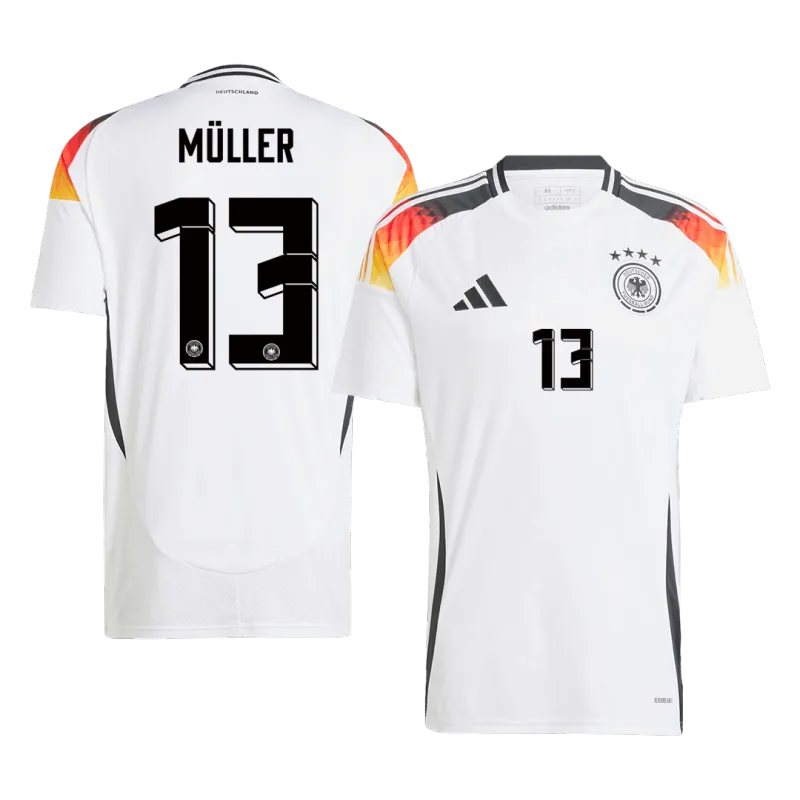 MÜLLER #13 Germany Home Soccer Jersey EURO 2024