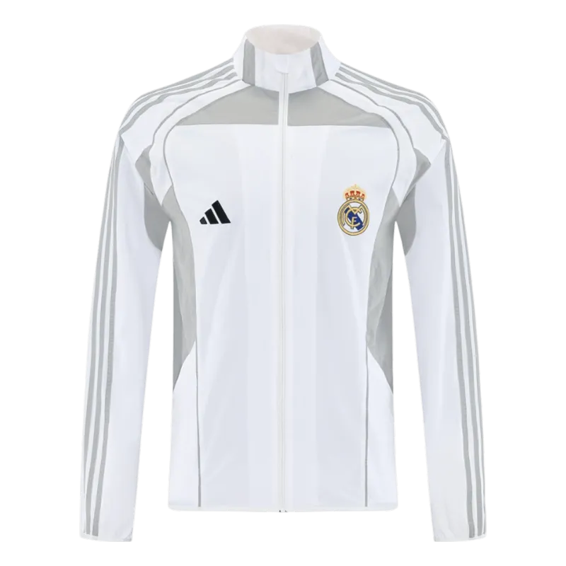 Real Madrid Windbreaker Jacket 2025/26 – White