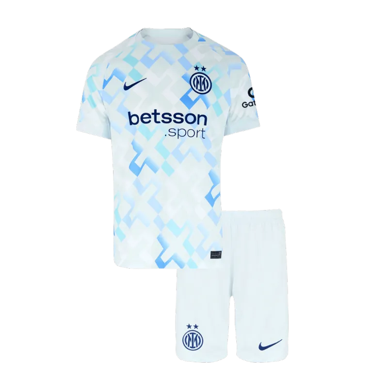 Inter Milan Away Kids Soccer Jerseys Kit 2025/26