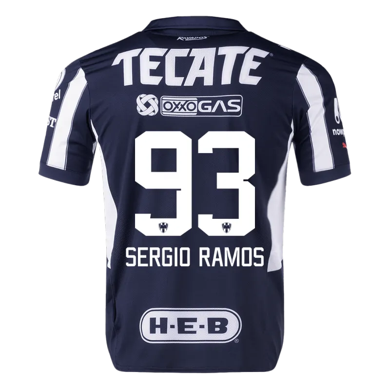 SERGIO RAMOS #93 Monterrey Home Authentic Soccer Jersey 2024/25