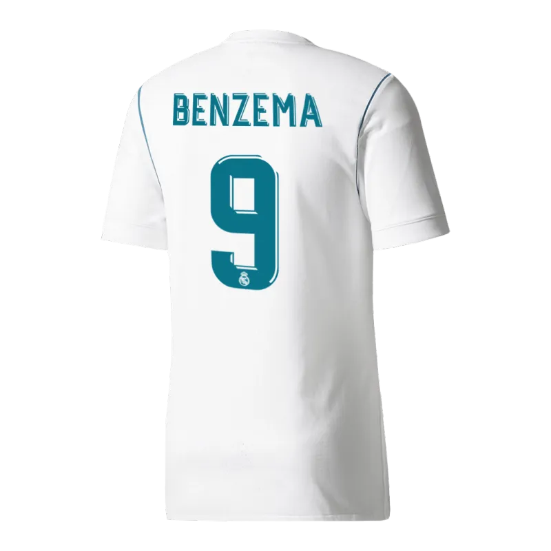 Vintage Soccer Jersey BENZEMA #9 Real Madrid Home 2017/18