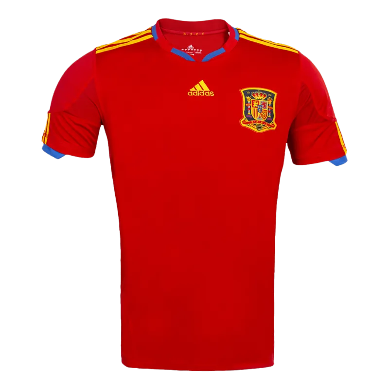 Vintage Soccer Jersey Spain Home 2010