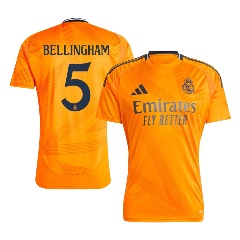 BELLINGHAM #5 Real Madrid Away Soccer Jersey 2024/25