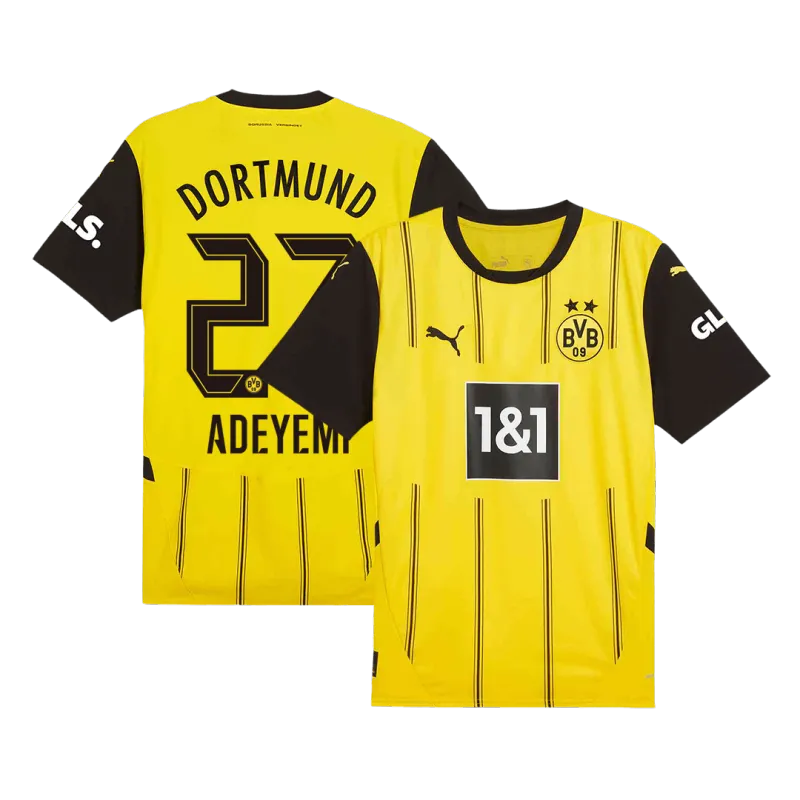 ADEYEMI #27 Borussia Dortmund Home Soccer Jersey 2024/25