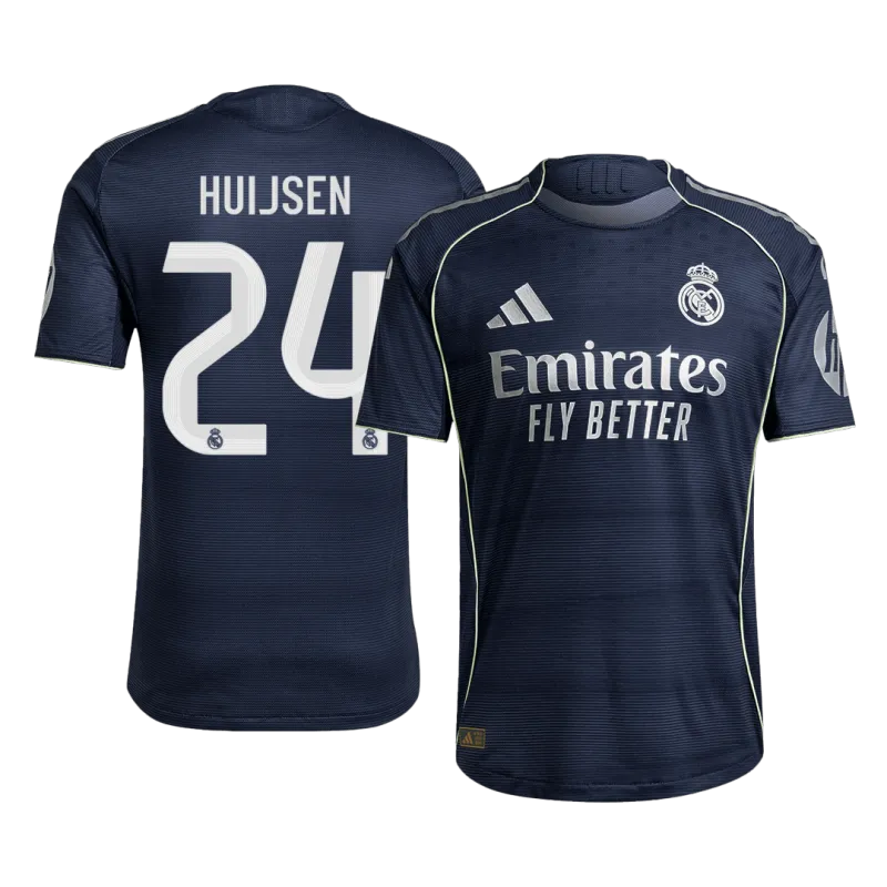 HUIJSEN #24 Real Madrid Away Authentic Soccer Jersey 2025/26