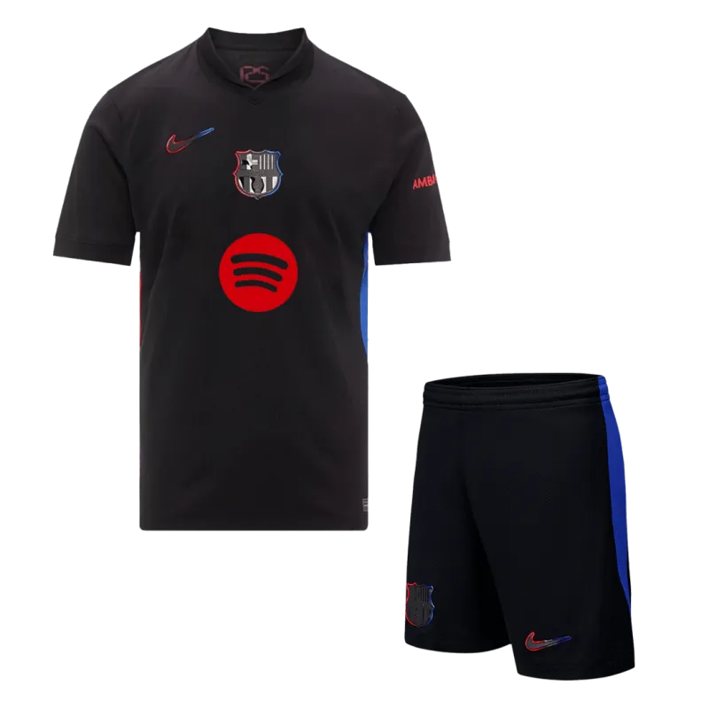 Barcelona Away Jerseys Kit 2024/25 – Spotify Logo Without Text
