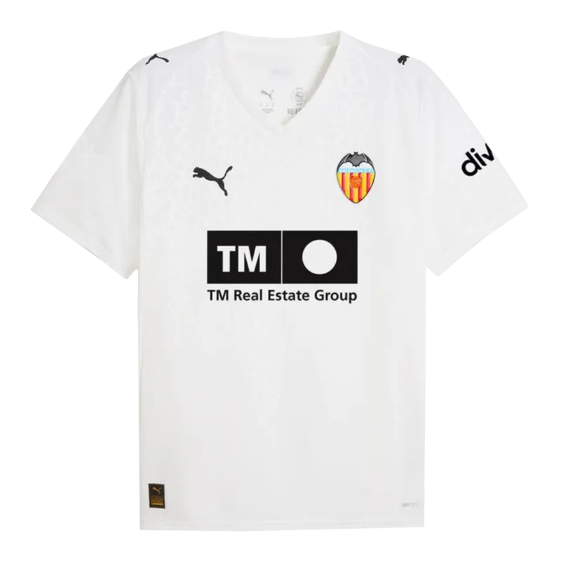 Valencia Home Soccer Jersey 2025/26