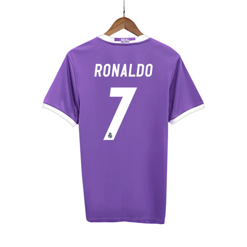 Vintage Soccer Jersey RONALDO #7 Real Madrid Away 2016/17