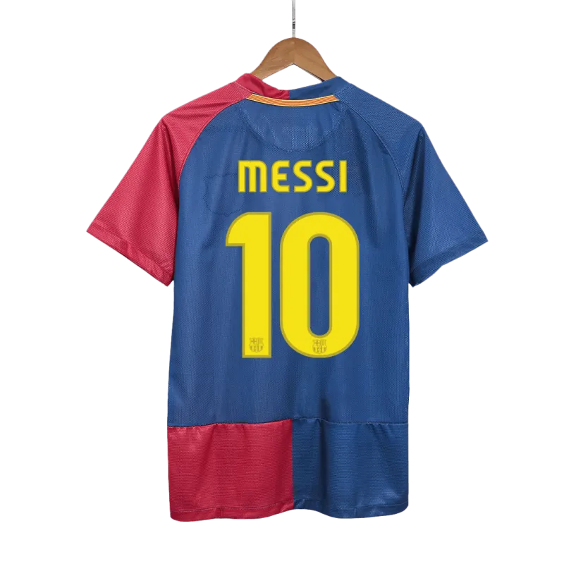 Vintage Soccer Jersey MESSI #10 Barcelona Home 2008/09 – UCL