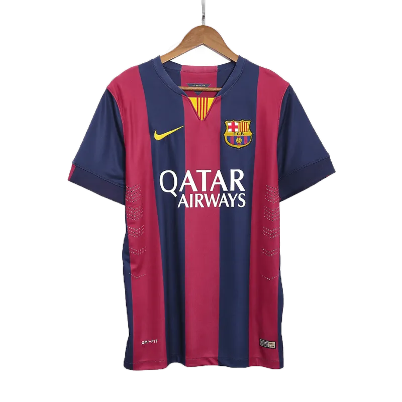 Vintage Soccer Jersey Barcelona Home 2014/15
