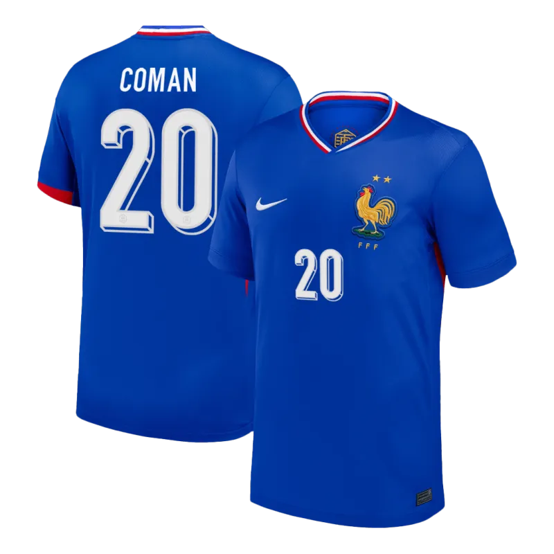 COMAN #20 France Home Soccer Jersey 2024