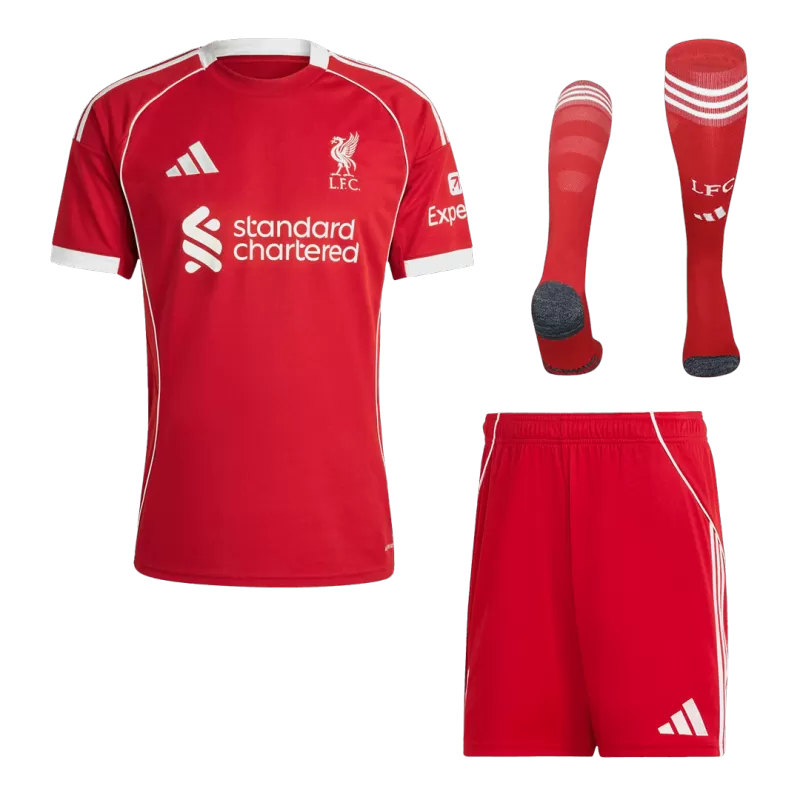 Liverpool Home Jerseys Full Kit 2025/26