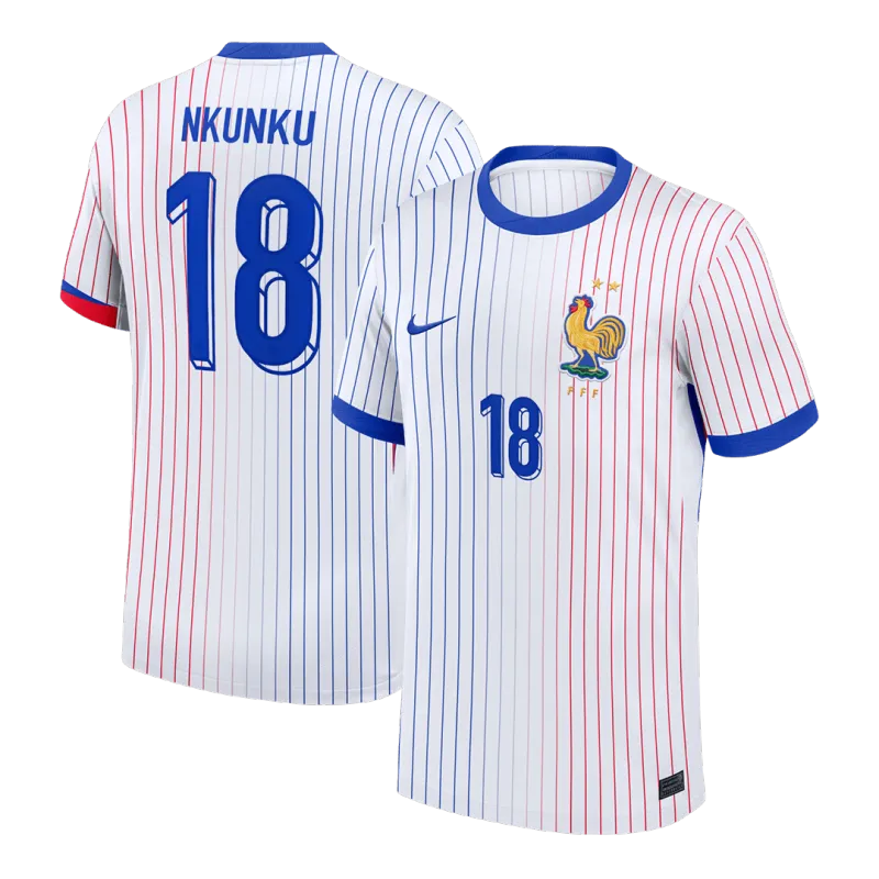 NKUNKU #18 France Away Soccer Jersey 2024