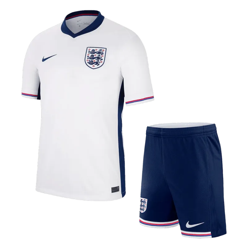 England Home Soccer Jersey Kit(Jersey+Shorts) Euro 2024