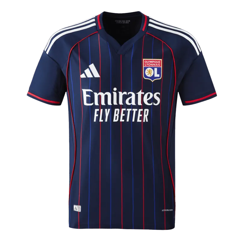 Olympique Lyonnais Away Authentic Soccer Jersey 2025/26