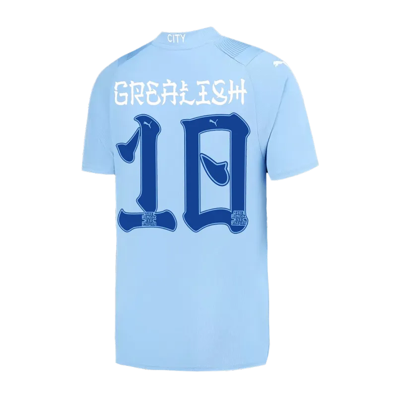 GREALISH #10 Manchester City Japanese Tour Printing Home Jersey 2023/24
