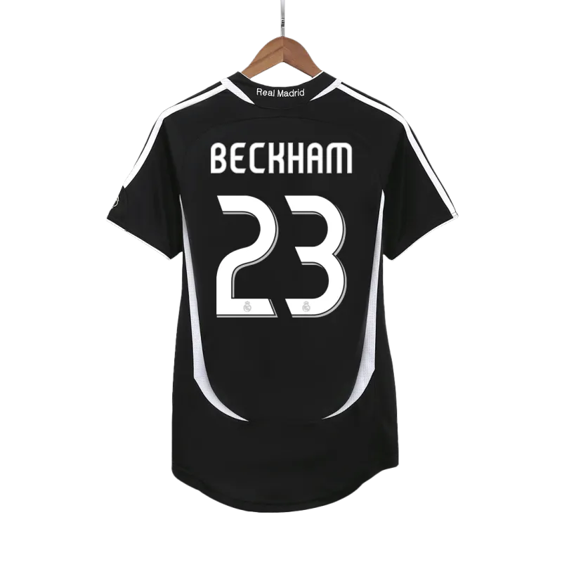 Vintage Soccer Jersey BECKHAM #23 Real Madrid Away 2006/07