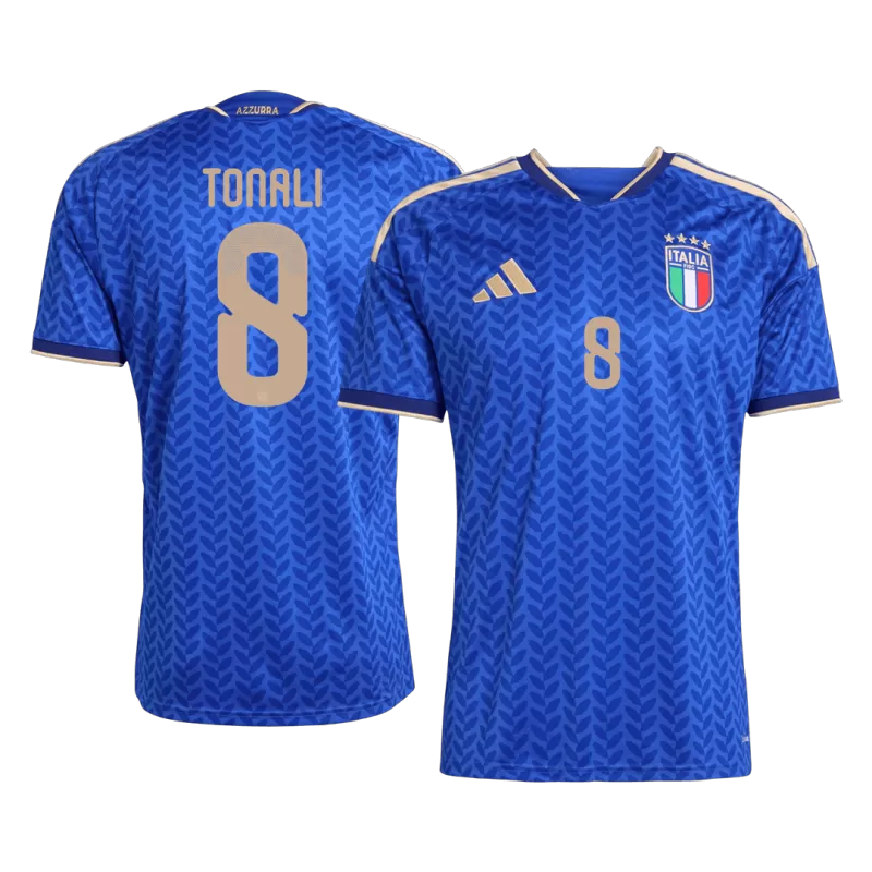 TONALI #8 Italy Home Soccer Jersey World Cup 2026