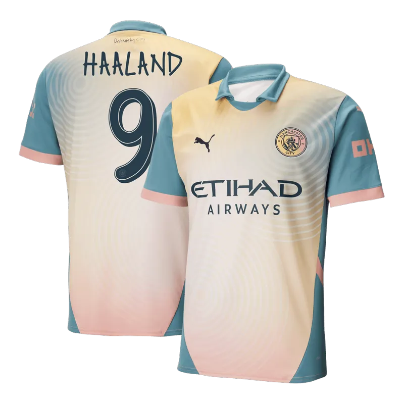 HAALAND #9 Manchester City Fourth Away Soccer Jersey 2024/25 – Definitely City