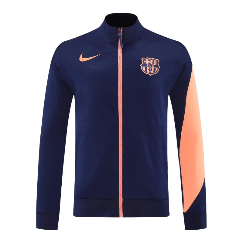 Barcelona Track Jacket 2025/26 – Navy&Orange