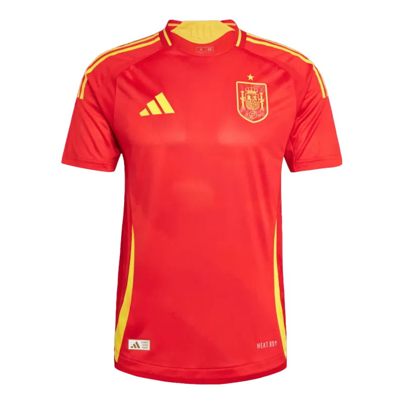 Spain Home Authentic Soccer Jersey EURO 2024