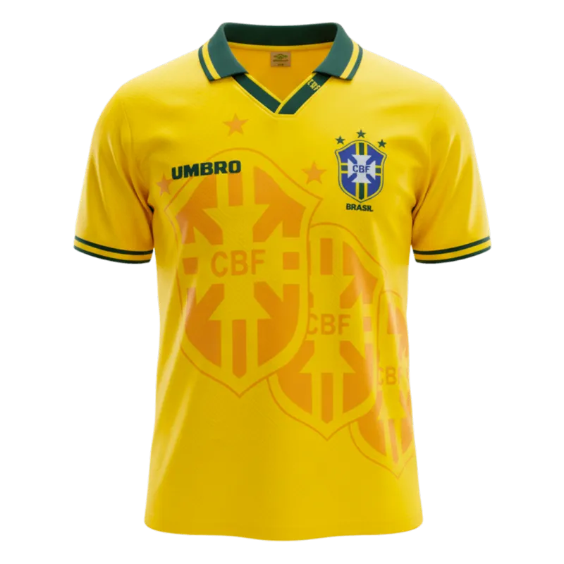 Retro Soccer Jersey Brazil Home 1994