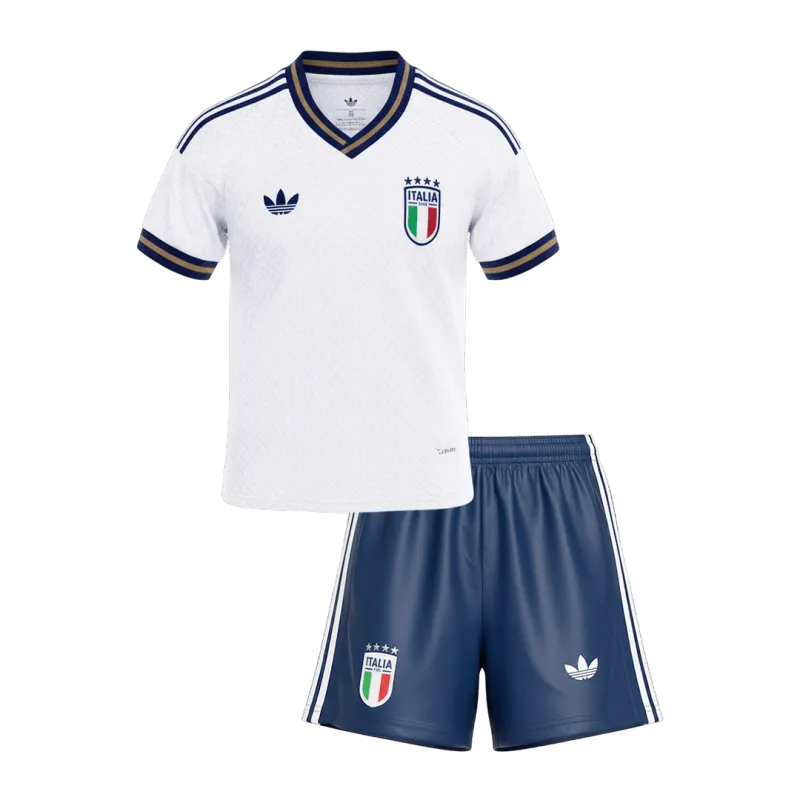 Italy Away World Cup Kids Soccer Jerseys Kit 2026