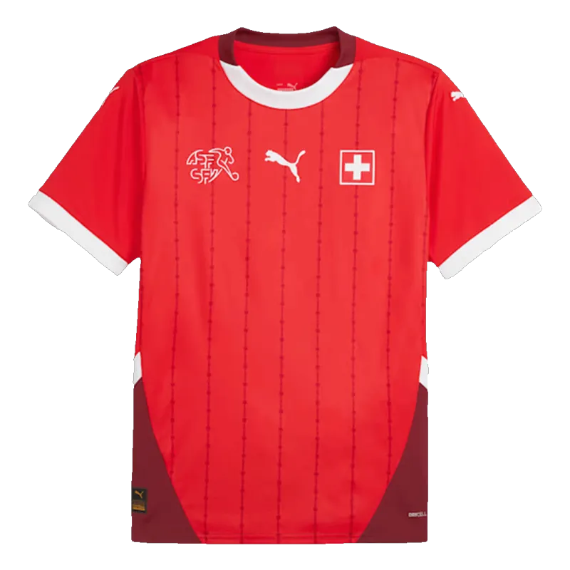 Switzerland Home Soccer Jersey EURO 2024