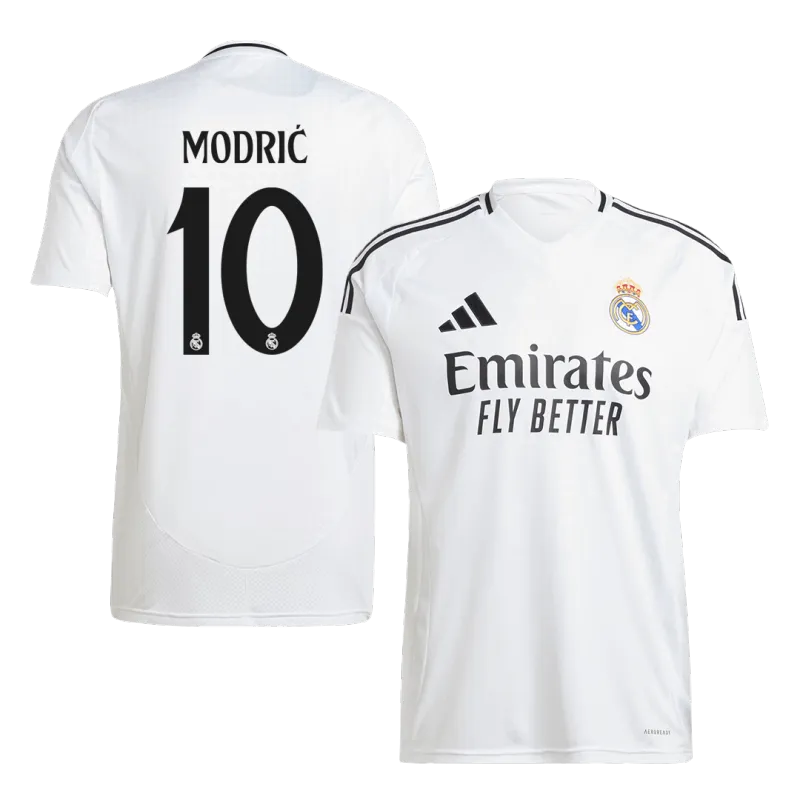MODRIĆ #10 Real Madrid Home Soccer Jersey 2024/25
