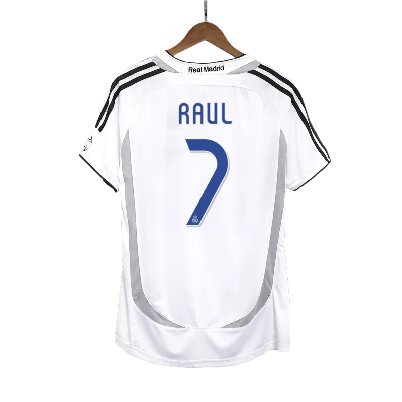 Vintage Soccer Jersey RAUL #7 Real Madrid Home 2006/07