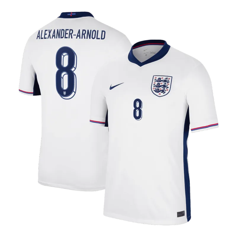 ALEXANDER-ARNOLD #8 England Home Soccer Jersey EURO 2024