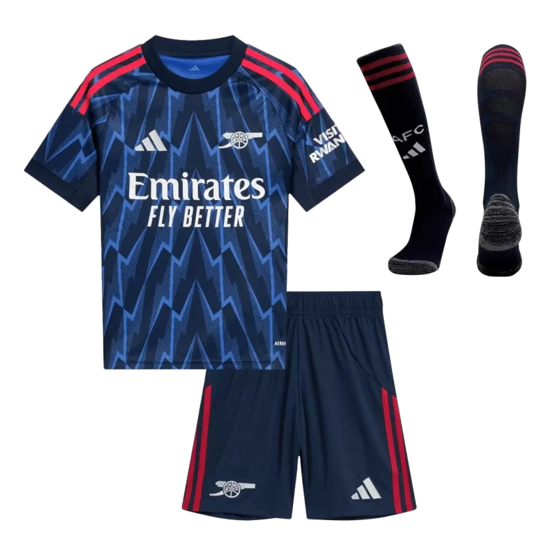 Arsenal Away Kids Soccer Jerseys Full Kit 2025/26