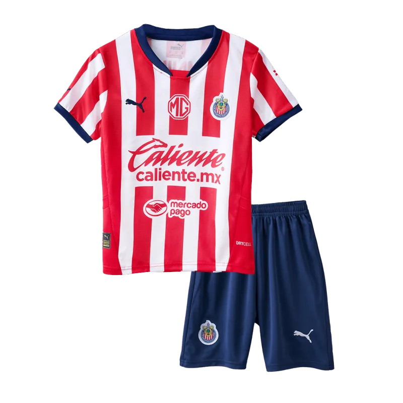 Chivas Home Kids Soccer Jerseys Kit 2024/25