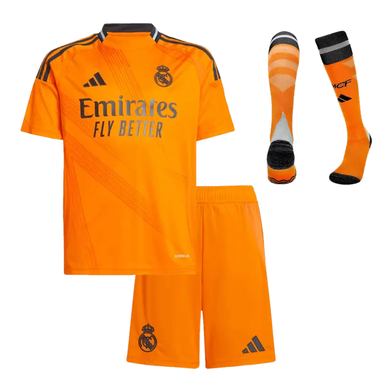 Real Madrid Away Kids Soccer Jerseys Full Kit 2024/25