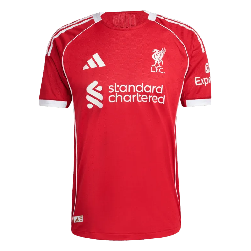 Liverpool Home Authentic Soccer Jersey 2025/26