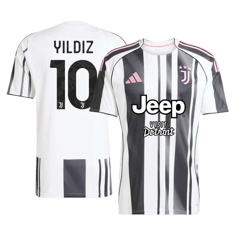 YILDIZ #10 Juventus Home Soccer Jersey 2025/26