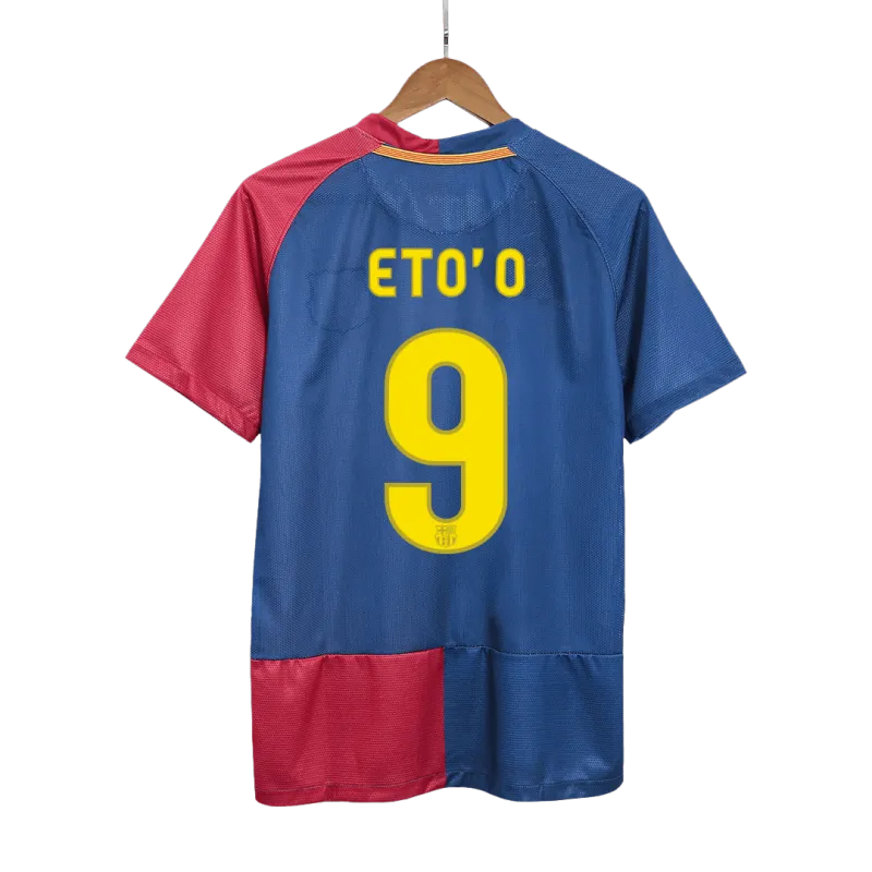 Vintage Soccer Jersey ETO’O #9 Barcelona Home 2008/09 – UCL Final