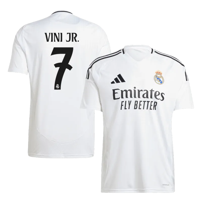 VINI JR. #7 Real Madrid Home Soccer Jersey 2024/25