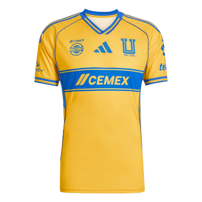Tigres UANL Home Soccer Jersey 2025/26