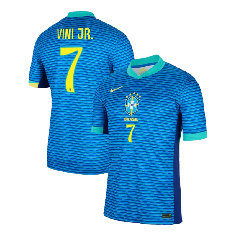 VINI JR. #7 Brazil Away Soccer Jersey Copa America 2024