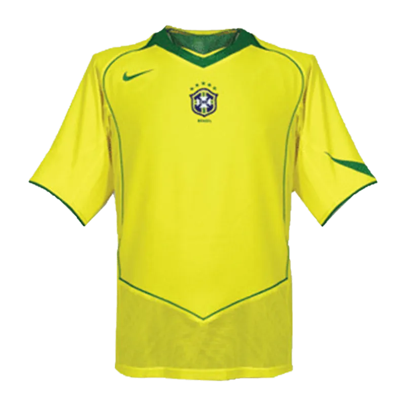 Vintage Soccer Jersey Brazil Home 2004