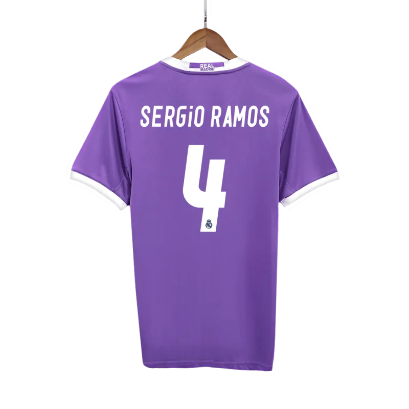 Vintage Soccer Jersey SERGIO RAMOS #4 Real Madrid Away 2016/17