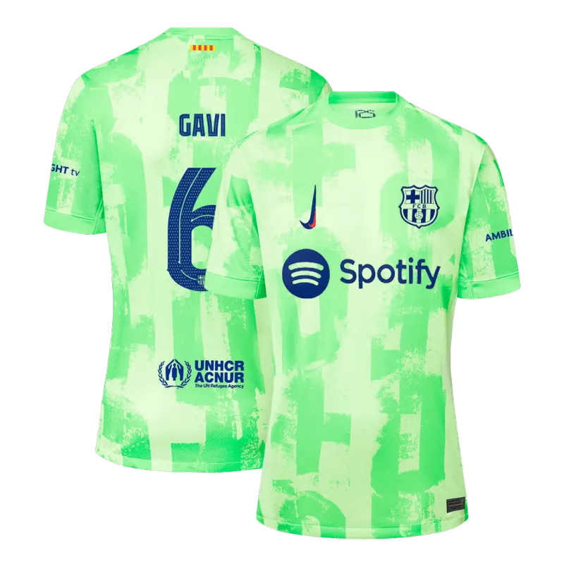 GAVI #6 Barcelona Third Away Soccer Jersey 2024/25 – UCL