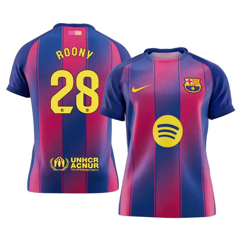 ROONY #28 Barcelona Home Soccer Jersey 2025/26